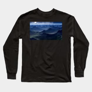 Night Mountains Long Sleeve T-Shirt